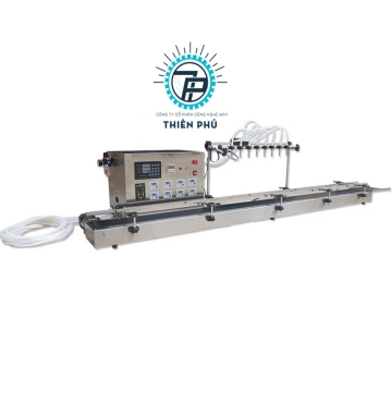 Máy Chiết Rót 6 Vòi Tự Động Mini 3000BPH