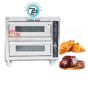 Lò nướng bánh 2 tầng 2 khay