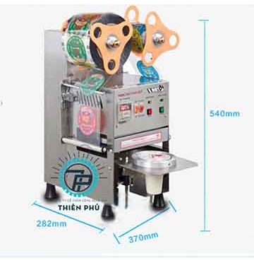 Máy dán miệng cốc ET-Q9 (tự động)