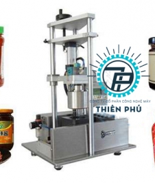 Máy đóng nắp chân không bán tự động ( lọ thuỷ tinh)