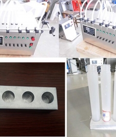 Máy chiết rót dạng lỏng 8vòi bán tự động