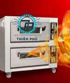 Lò nướng bánh pizza 2 tầng độc lập